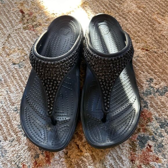 CROCS Embellished Sandals - Picture 3 of 7